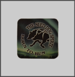 Sled Dog Spirit Compressed Coaster